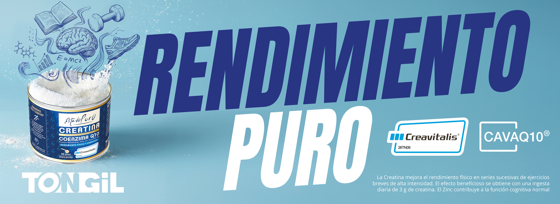 Tongil - Creatina Rendimiento Puro 